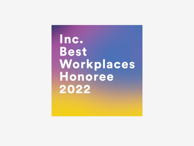 Inc Best Workplaces Honoree 2022 badge