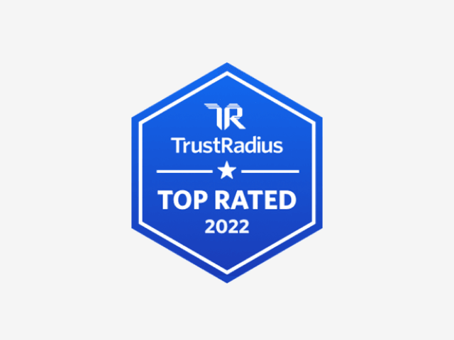Trust Radius Top rated 2022